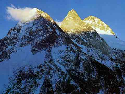 
North, Central And Main Broad Peak Summits From Northwest - Climbing The Worlds 14 Highest Mountains book
